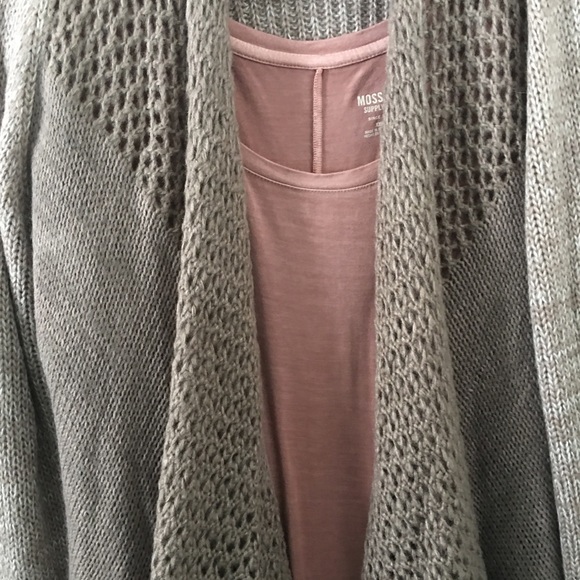 NWT Dusty Rose Sweater and Shirt Combo 🖤SALE🖤 - Picture 3 of 4